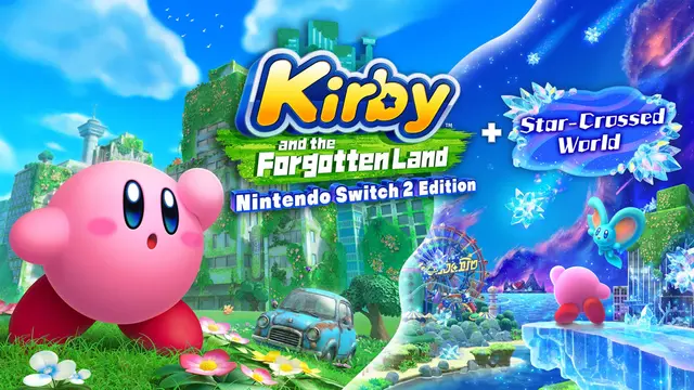 Ilustracja do artykułu: Kirby and the Forgotten Land – Switch 2 Edition + Star-Crossed World: świeże wyzwania i techniczne odświeżenie
