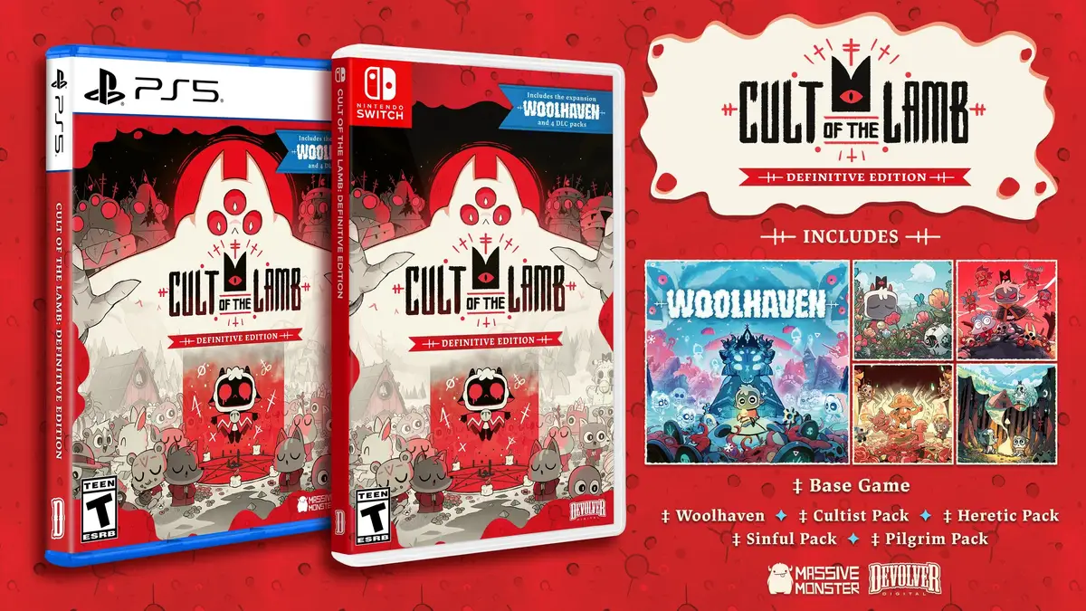 Ilustracja do artykułu: Cult of the Lamb: Definitive Edition - preorder i ceny na Switch