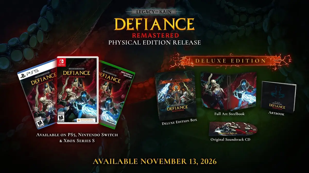 Legacy of Kain: Defiance Remastered na Switcha. Ruszyły preordery pudełkowych wydań