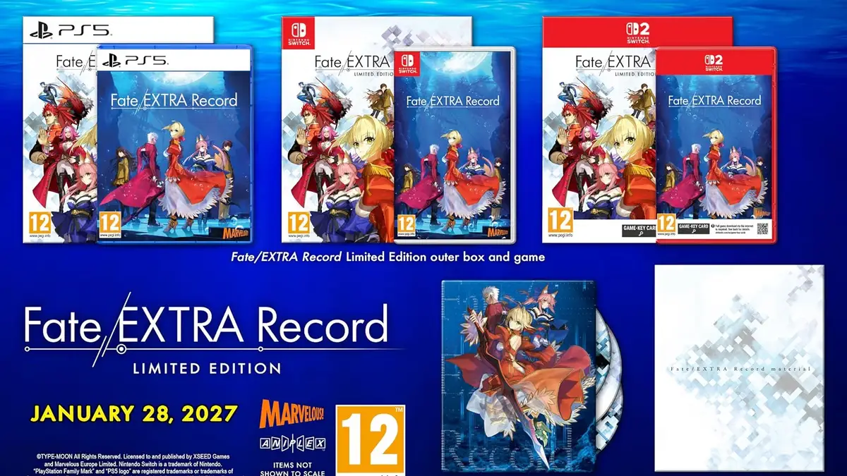 Fate/EXTRA Record na Switcha i Switcha 2. Pudełka, limitowana edycja i ceny