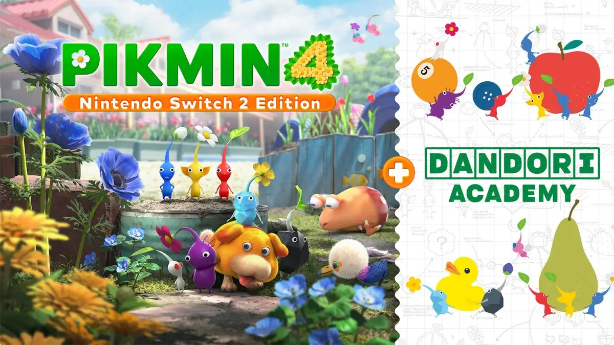 Pikmin 4 na Switcha 2. Pudełkowe wydanie na kartridżu i Dandori Academy