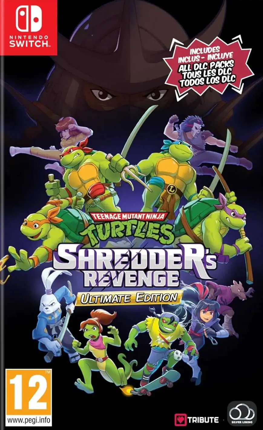 Teenage Mutant Ninja Turtles: Shredder's Revenge Ultimate Edition Nintendo Switch okładka gry