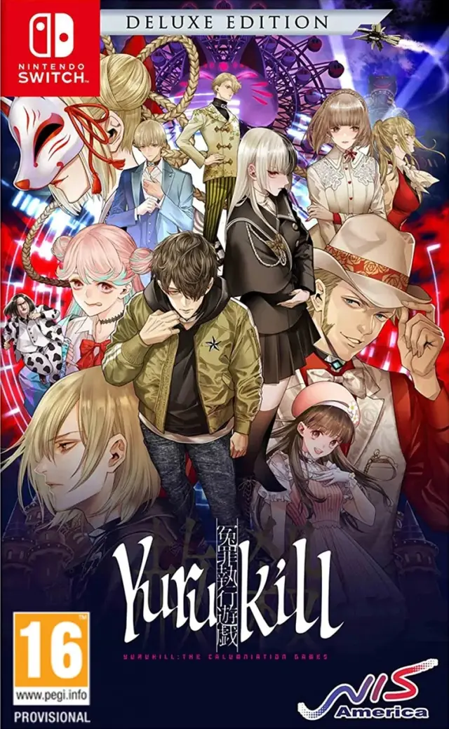 Yurukill: The Calumniation Games Deluxe Edition Nintendo Switch okładka gry