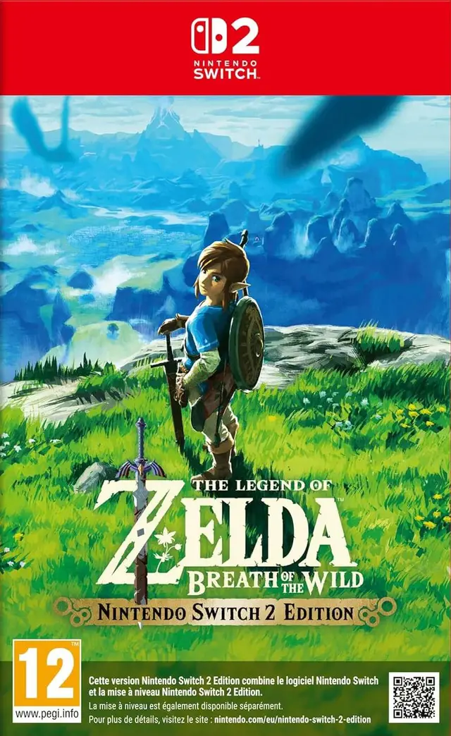 The Legend Of Zelda: Breath Of The Wild Nintendo Switch 2 okładka gry