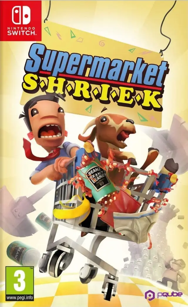 Supermarket Shriek Nintendo Switch okładka gry