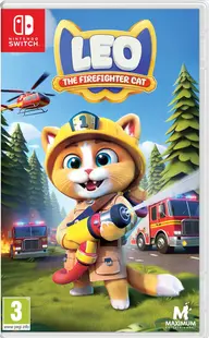 Leo the Firefighter Cat Nintendo Switch okładka gry