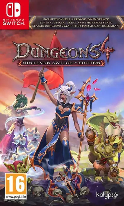 Dungeons 4 Nintendo Switch okładka gry
