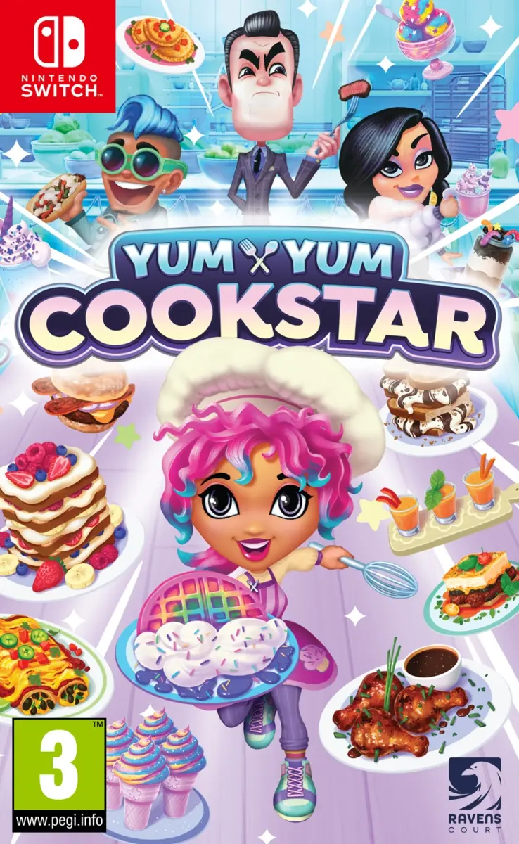 Okładka gry Yum Yum Cookstar na Nintendo Switch