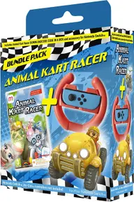 ZESTAW Animal Kart Racer Wheel Bundle Pack Nintendo Switch okładka gry
