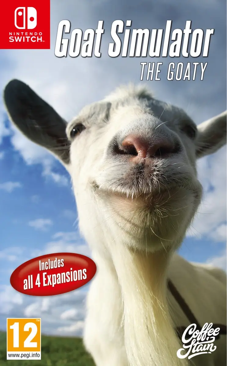 Goat Simulator The GOATY Nintendo Switch okładka gry