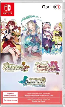 Atelier Mysterious Trilogy Deluxe Pack Nintendo Switch okładka gry