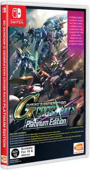 SD Gundam G Generation Cross Rays: Platinum Edition Nintendo Switch okładka gry
