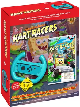 Okładka gry Nickelodeon Kart Racers Bundle na Nintendo Switch - najlepsza oferta