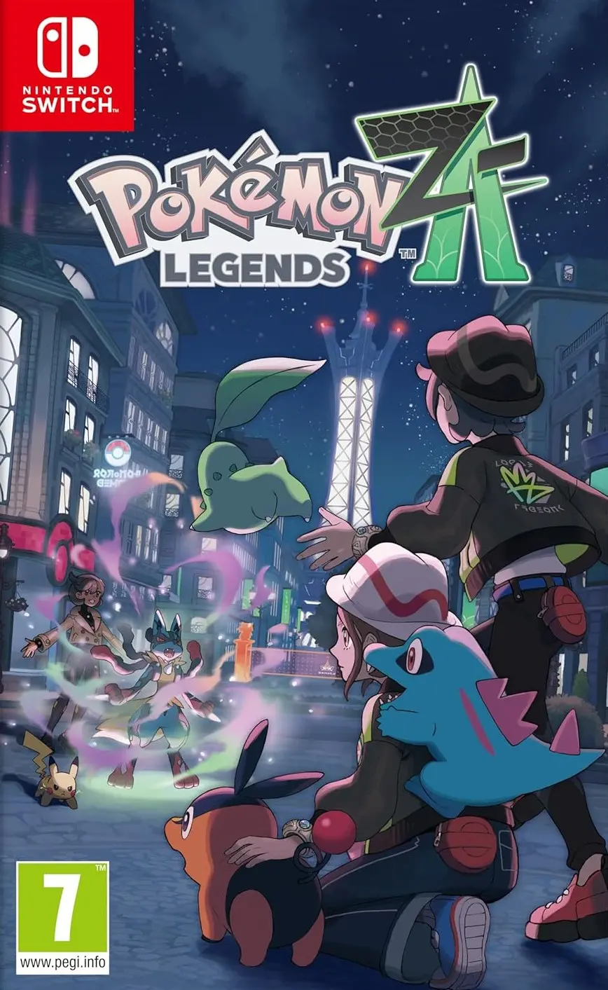 Okładka gry Pokemon Legends: Z-A na Nintendo Switch Okładka gry Pokemon Legends: Z-A na Nintendo Switch