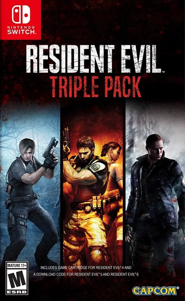 Resident Evil Triple Pack Nintendo Switch okładka gry