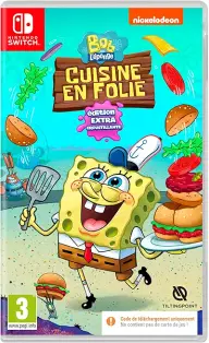 SpongeBob Krusty Cook-Off Extra Krusty Edition Nintendo Switch okładka gry