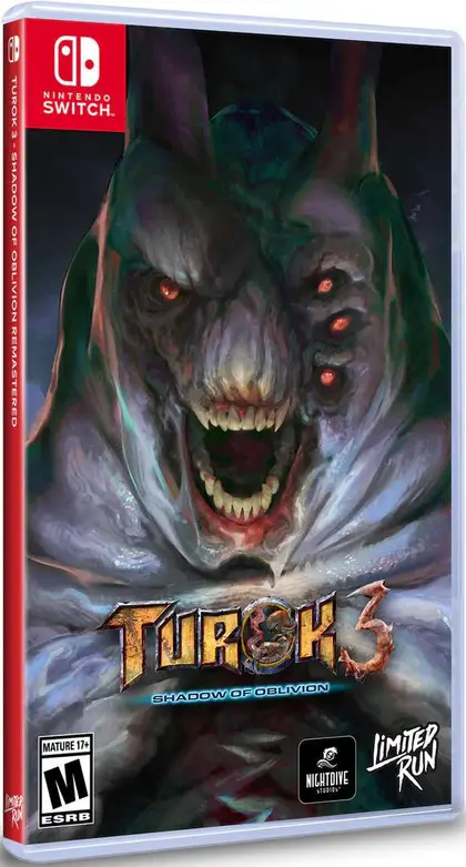Turok 3 Shadow of Oblivion Nintendo Switch okładka gry