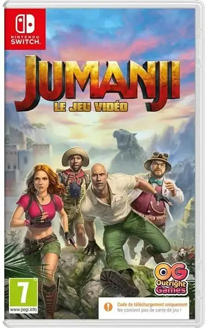 Jumanji The Video Game Nintendo Switch okładka gry