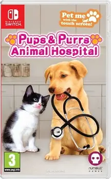 Pups i Purrs Animal Hospital Nintendo Switch okładka gry