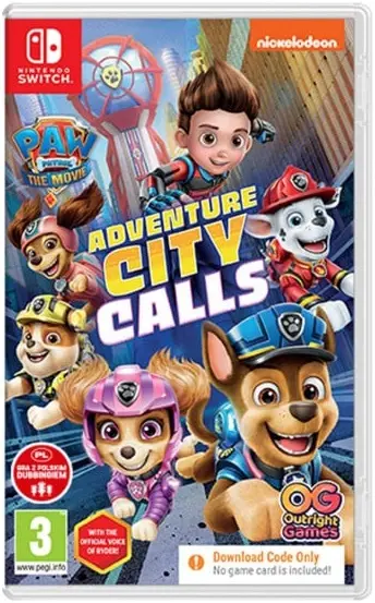 Okładka gry PAW Patrol The Movie Adventure City Calls