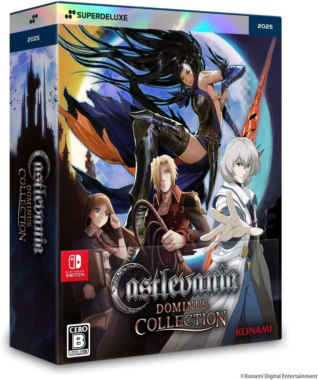Okładka gry Castlevania Dominus Collection Deluxe Edition na Nintendo Switch Okładka gry Castlevania Dominus Collection Deluxe Edition na Nintendo Switch