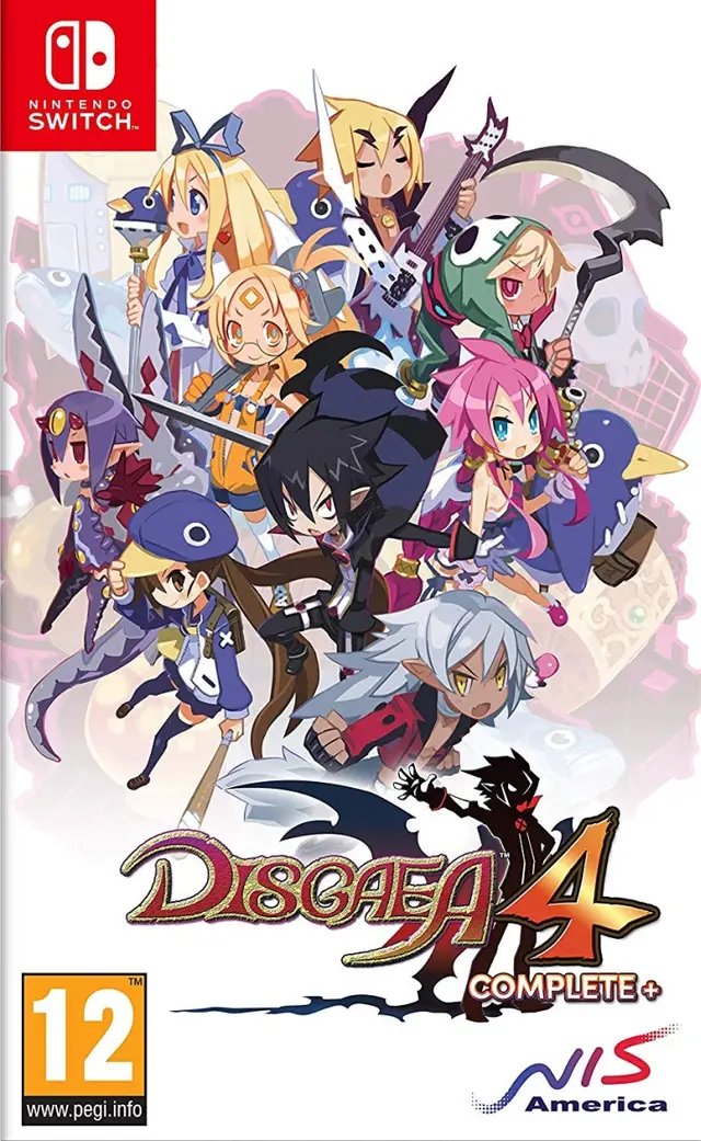 Disgaea 4 Complete+ Nintendo Switch okładka gry