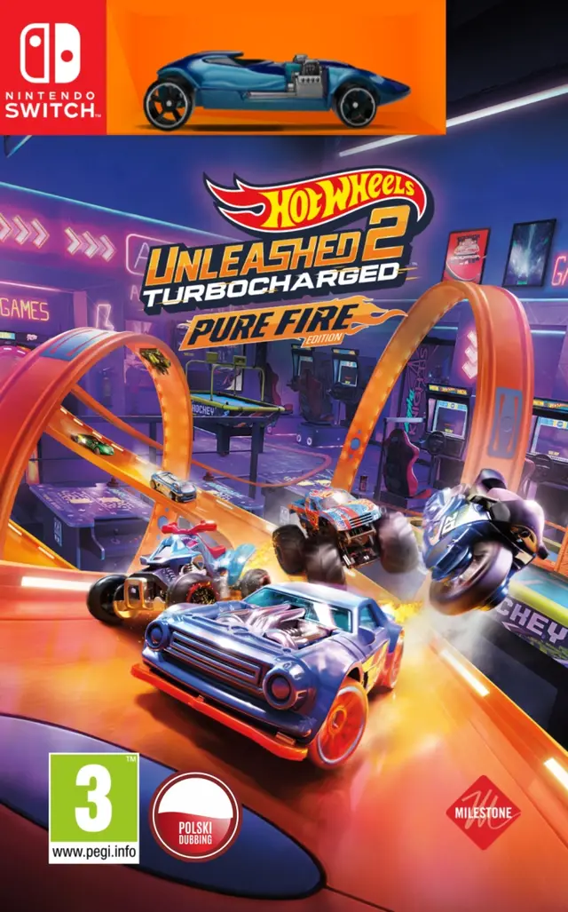 Hot Wheels Unleashed 2: Turbocharged Pure Fire Edition Nintendo Switch okładka gry