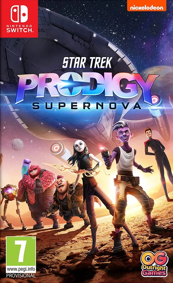 Okładka gry Star Trek Prodigy: Supernova na Nintendo Switch Okładka gry Star Trek Prodigy: Supernova na Nintendo Switch