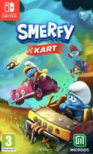 Smerfy Kart Nintendo Switch okładka gry