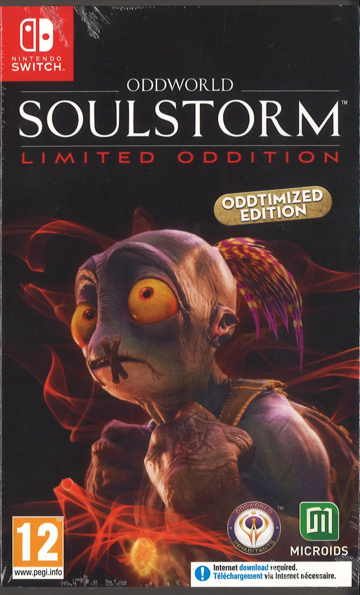 Oddworld Soulstorm Oddtimized Edition Nintendo Switch okładka gry