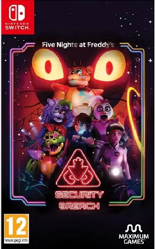 Five Nights at Freddy's: Security Breach Nintendo Switch okładka gry