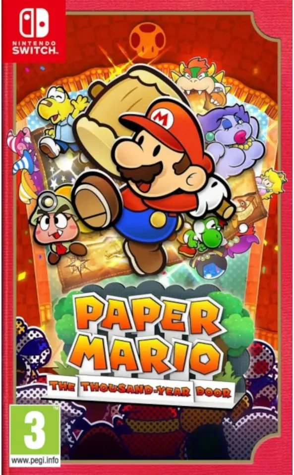 Paper Mario: The Thousand-Year Door Nintendo Switch okładka gry