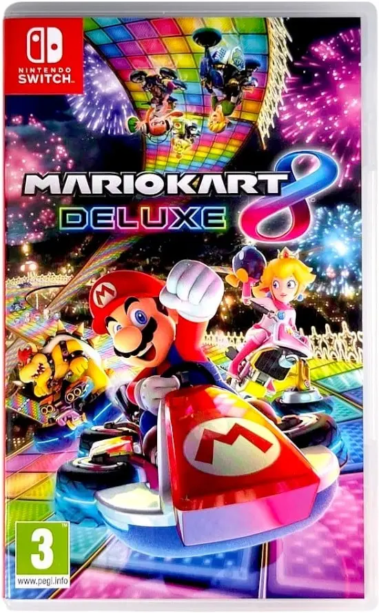Okładka gry Mario Kart 8 Deluxe na Nintendo Switch Okładka gry Mario Kart 8 Deluxe na Nintendo Switch