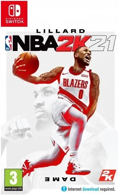NBA 2K21 Nintendo Switch okładka gry