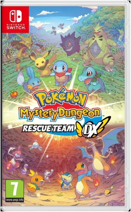 Okładka gry Pokemon Mystery Dungeon: Rescue Team DX na Nintendo Switch Okładka gry Pokemon Mystery Dungeon: Rescue Team DX na Nintendo Switch