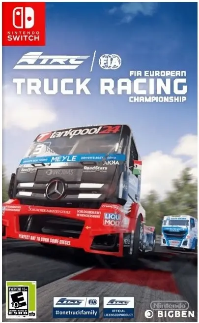FIA European Truck Racing Championship Nintendo Switch okładka gry