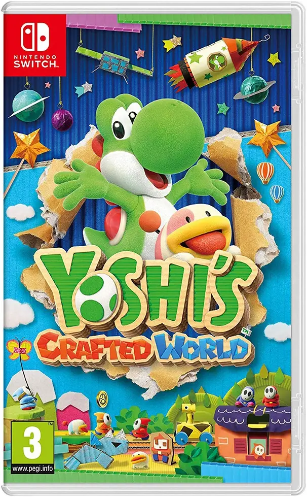 Yoshi's Crafted World Nintendo Switch okładka gry