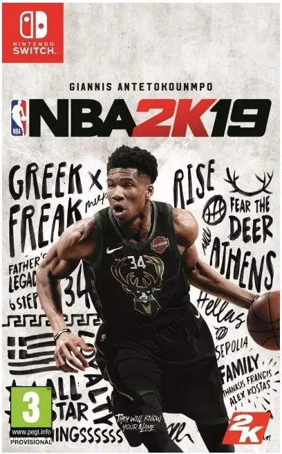 Okładka gry NBA 2k19