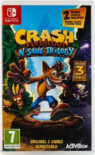 Crash Bandicoot N. Sane Trilogy Nintendo Switch okładka gry