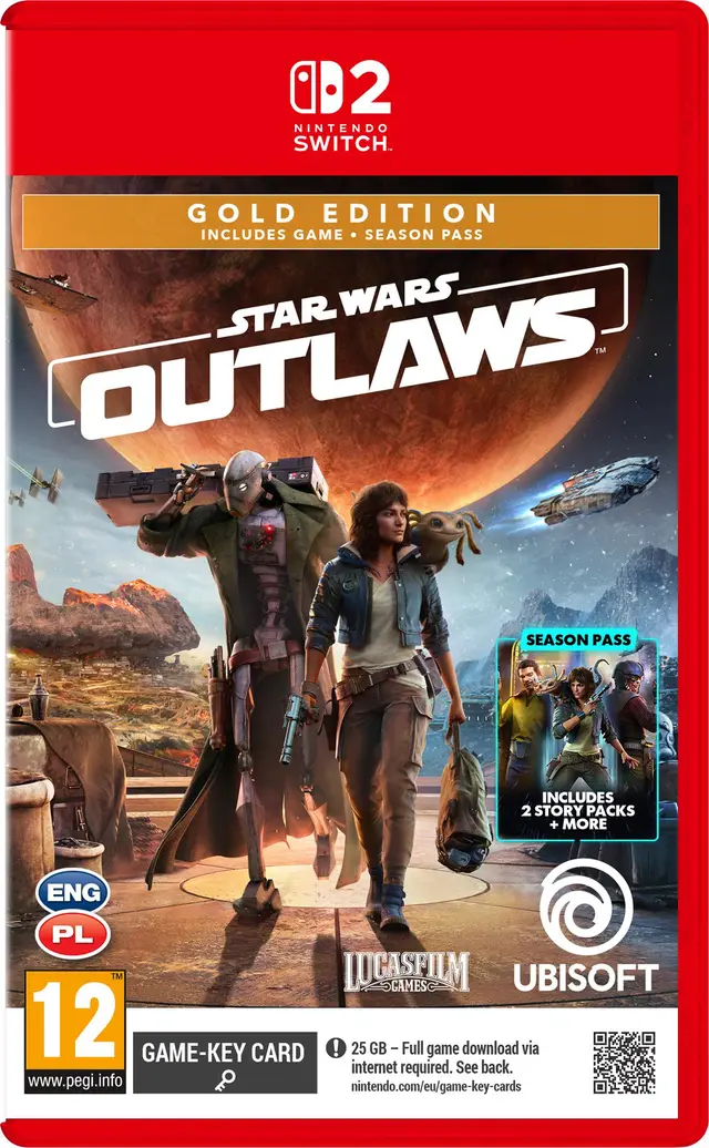 Star Wars: Outlaws - Gold Edition Nintendo Switch 2 okładka gry