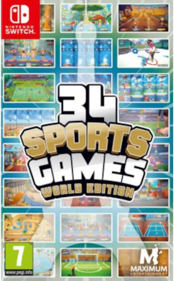 34 Sports Games World Edition Nintendo Switch okładka gry