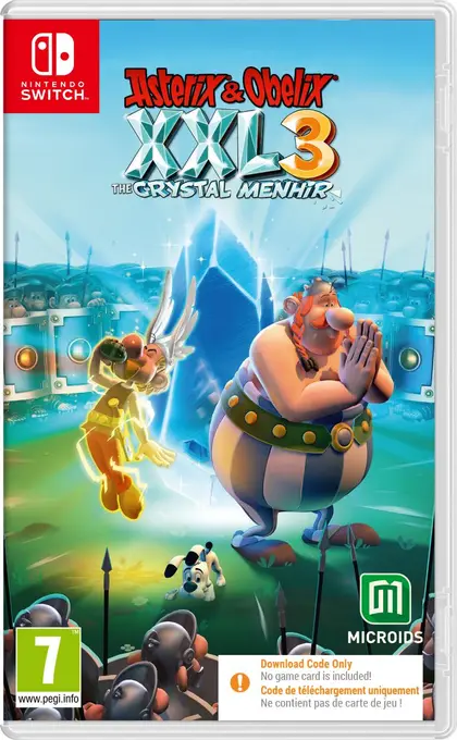 Asterix & Obelix XXL 3 The Crystal Menhir Nintendo Switch okładka gry