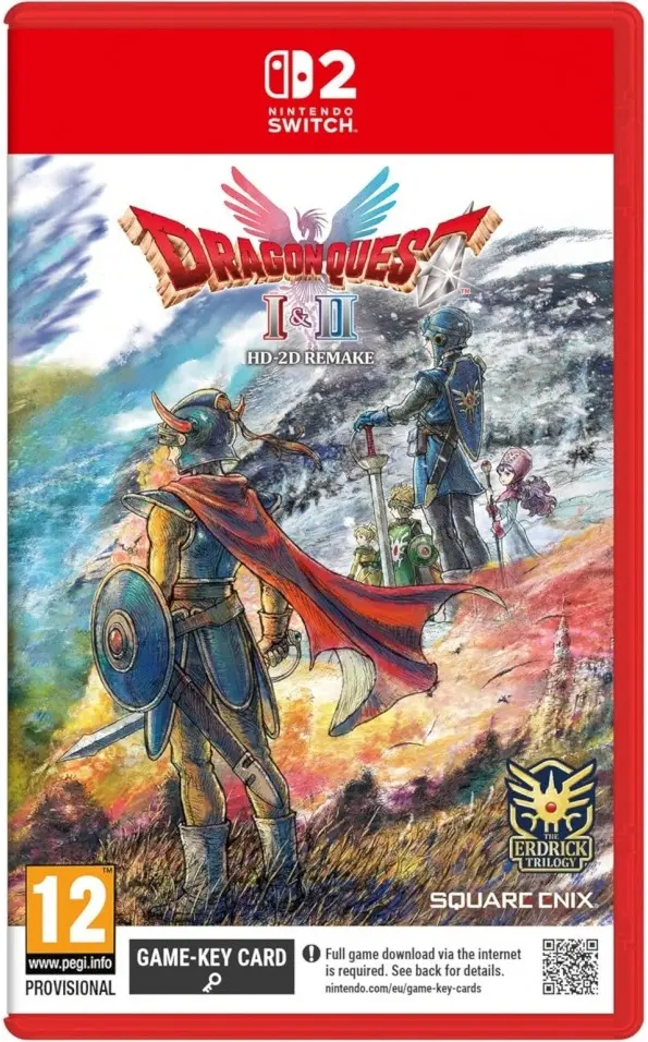 Okładka gry Dragon Quest I & II HD-2D Remake na Nintendo Switch 2