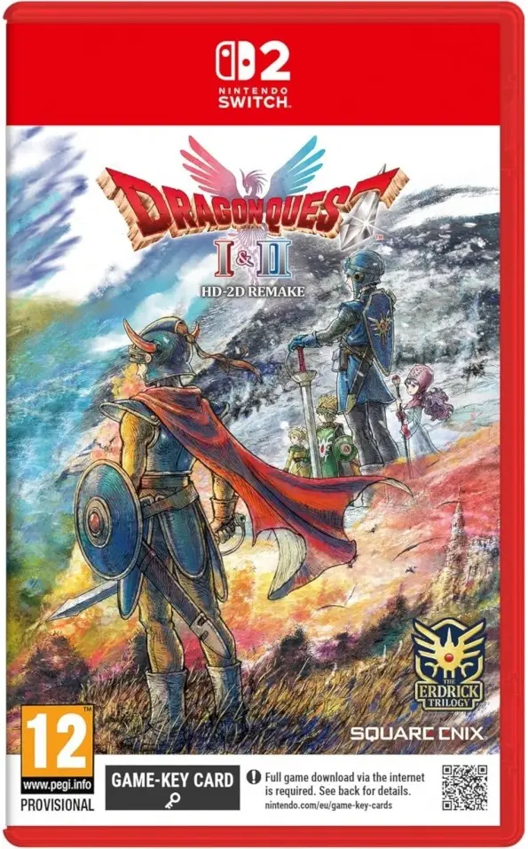 Dragon Quest I & II HD-2D Remake Nintendo Switch 2 okładka gry