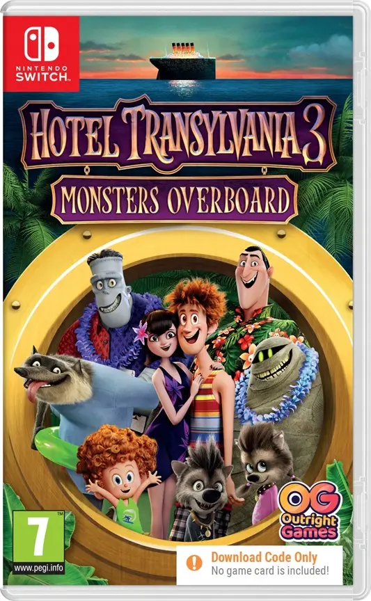 Hotel Transylvania 3: Monsters Overboard Nintendo Switch okładka gry