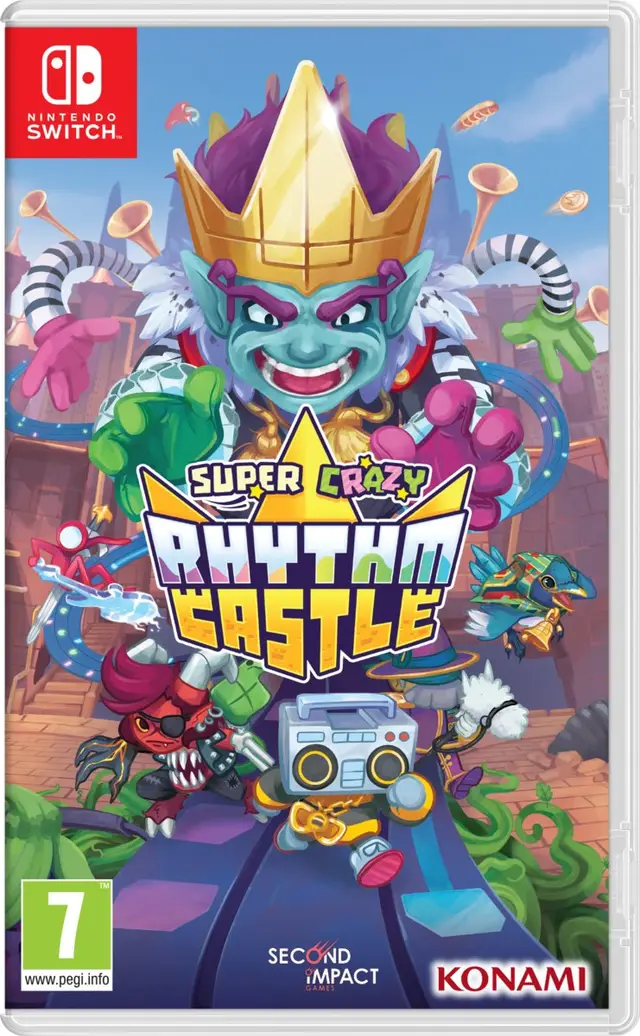 Super Crazy Rhytm Castle Nintendo Switch okładka gry