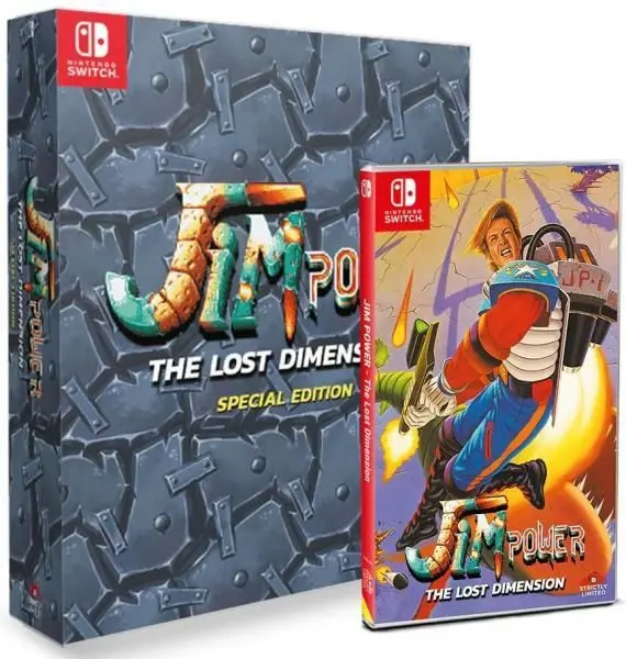 Okładka gry QUByte Classics: Jim Power: The Lost Dimension by PIKO