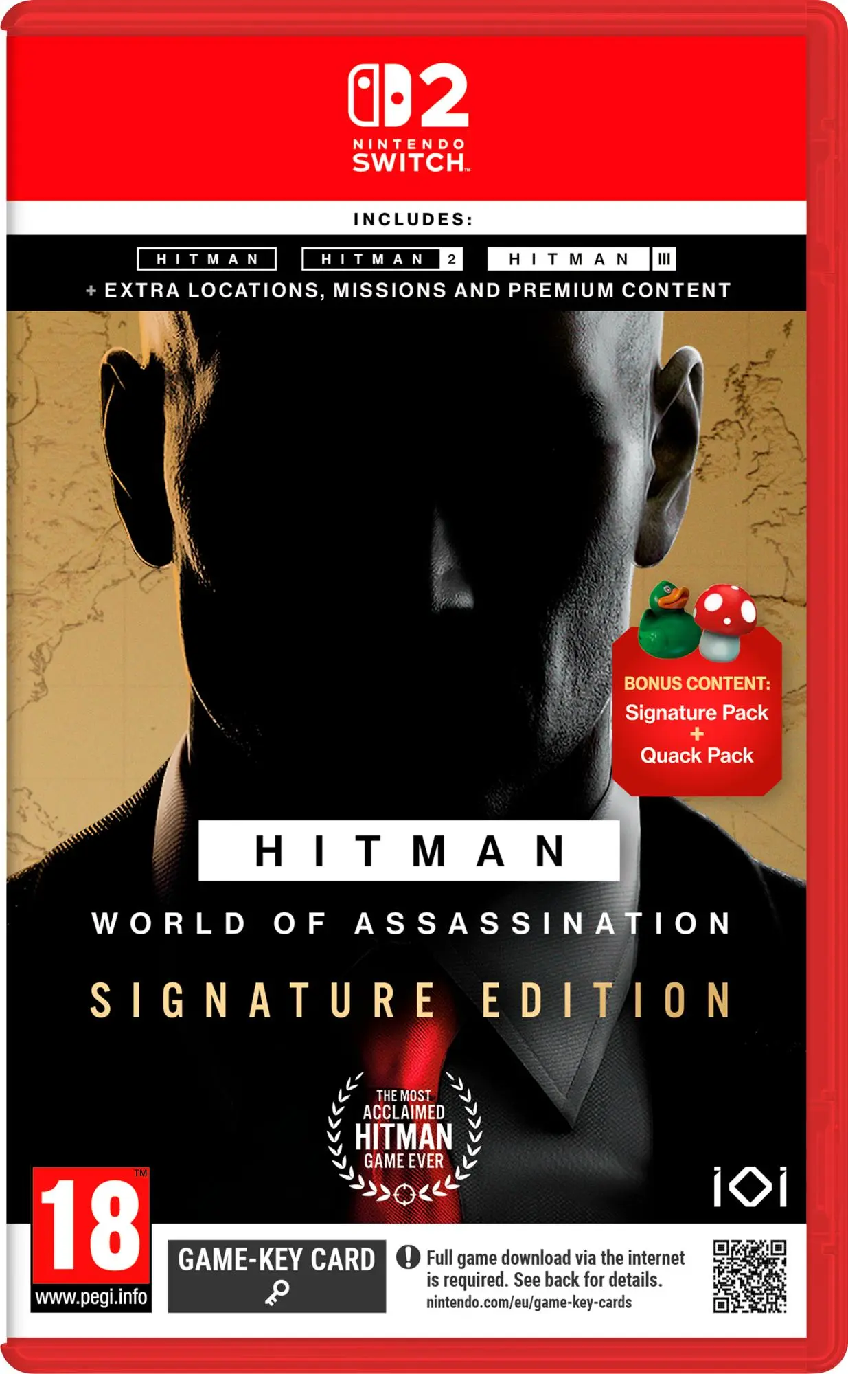 Hitman World of Assassination Signature Edition Nintendo Switch 2 okładka gry