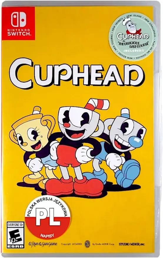 Okładka gry Cuphead na Nintendo Switch Okładka gry Cuphead na Nintendo Switch