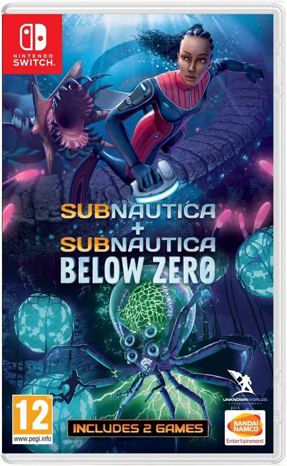 Subnautica + Subnautica Below Zero Nintendo Switch okładka gry